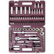 TS094/12 Набор инструмента универсальный 1/4«, 1/2»DR с головками торцевыми 12-гранными, 94 предмета