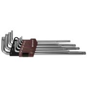 TTKL9S Набор ключей торцевых T-TORX® удлиненных  с центрированным штифтом, Т10H-T50H, 9 предметов