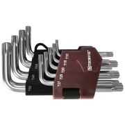 TTKS9S Набор ключей торцевых T-TORX® коротких с центрированным штифтом, Т10H-T50H, 9 предметов