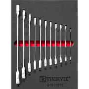 UTS11STE Набор ключей комбинированных трещоточных в EVA ложементе 280х375 мм, 11 предметов