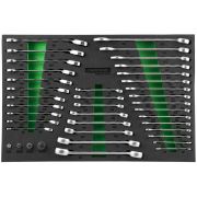 W106246139SV Набор ключей гаечных и адаптеров в EVA ложементе 560х400 мм, 39 предметов