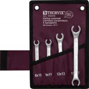 W4S4TB Набор ключей гаечных разрезных серии ARC в сумке, 8-17 мм, 4 предмета