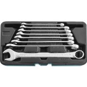 W84108S Набор ключей гаечных комбинированных с профилем SUPER TECH в кейсе, 8-19 мм, 8 предметов