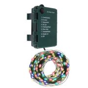 Гирлянда «Роса» DC-G06-120M 120 RGB microLED 12.1м. 8реж. 3хAA ФАZА 5059610