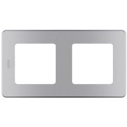 Рамка 2-м Inspiria алюм. IEK 673942