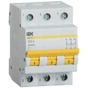 Выключатель нагрузки (мини-рубильник) 3п 125А ВН-32 KARAT IEK MNV10-3-125