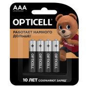 Элемент питания алкалиновый AAA/LR03 (блист. 4шт) Basic Opticell 5051002/6051002